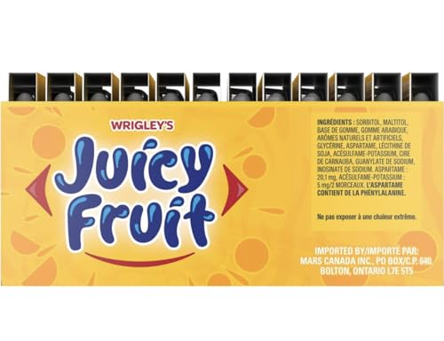 Juicy Fruit Sugar-Free Gum, 12 Count Mixies