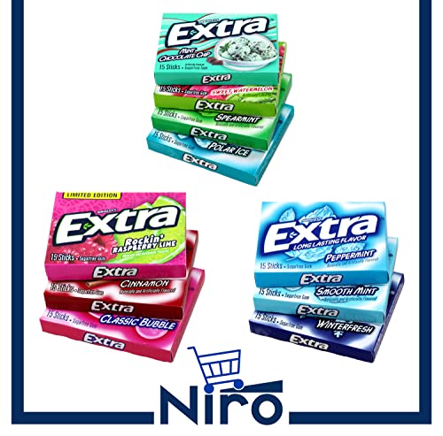 Niro Assorted Flavor Sampler Pack - 6 Pack, 6 Out of 10 Flavors, Sugar-Free